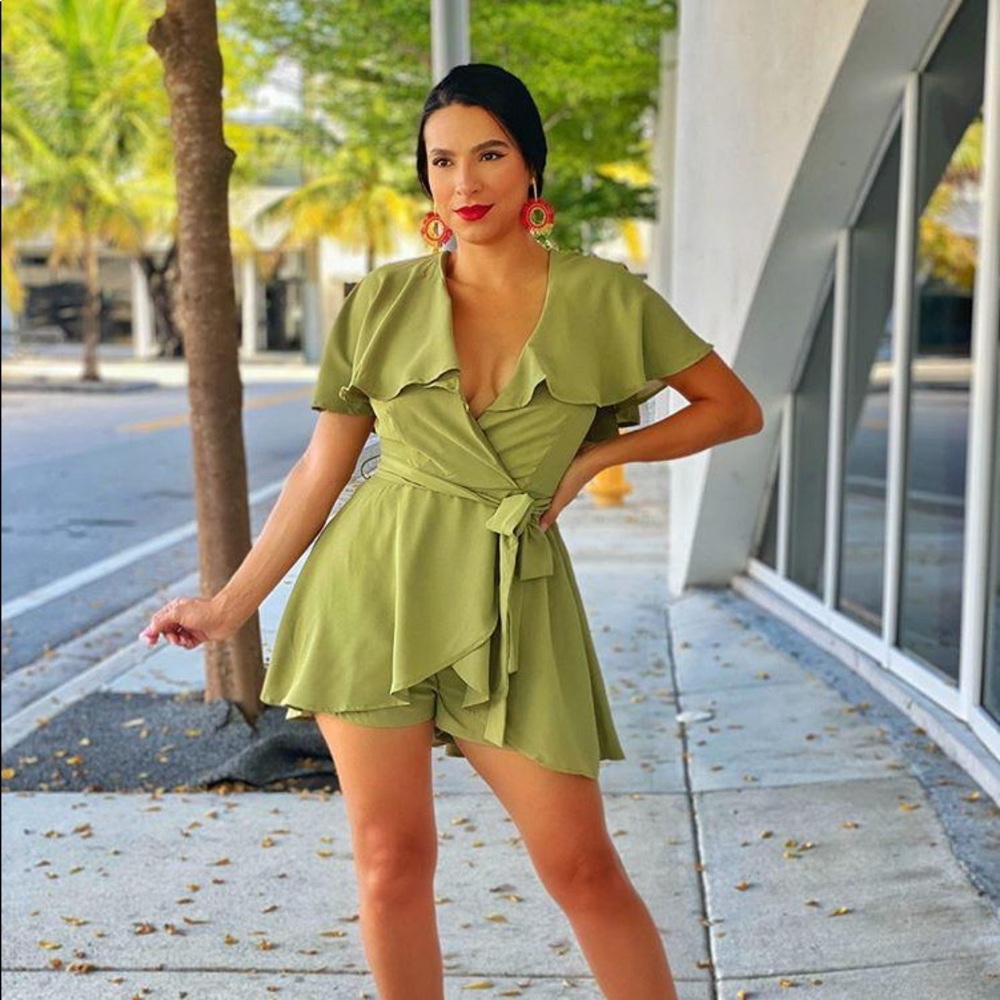 Olive Romper